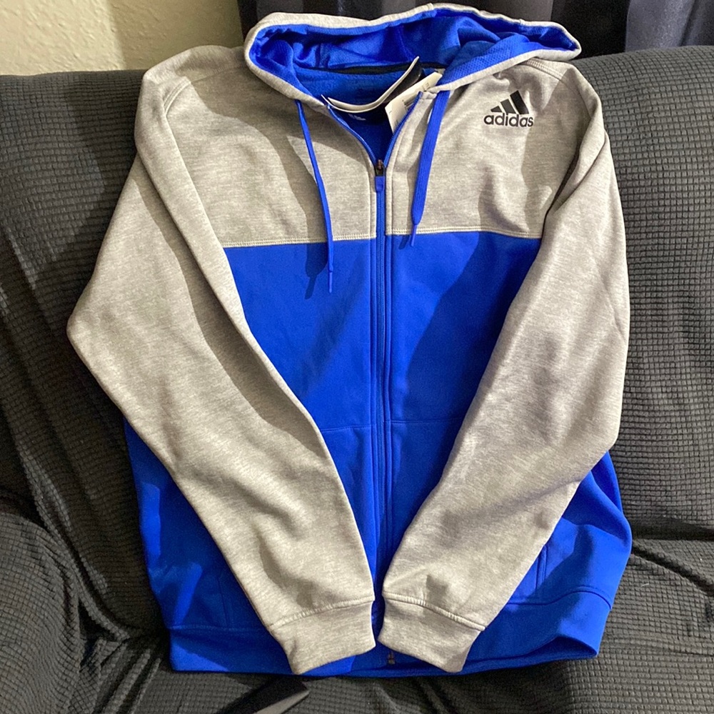 NWT Adidas full zip hoodie